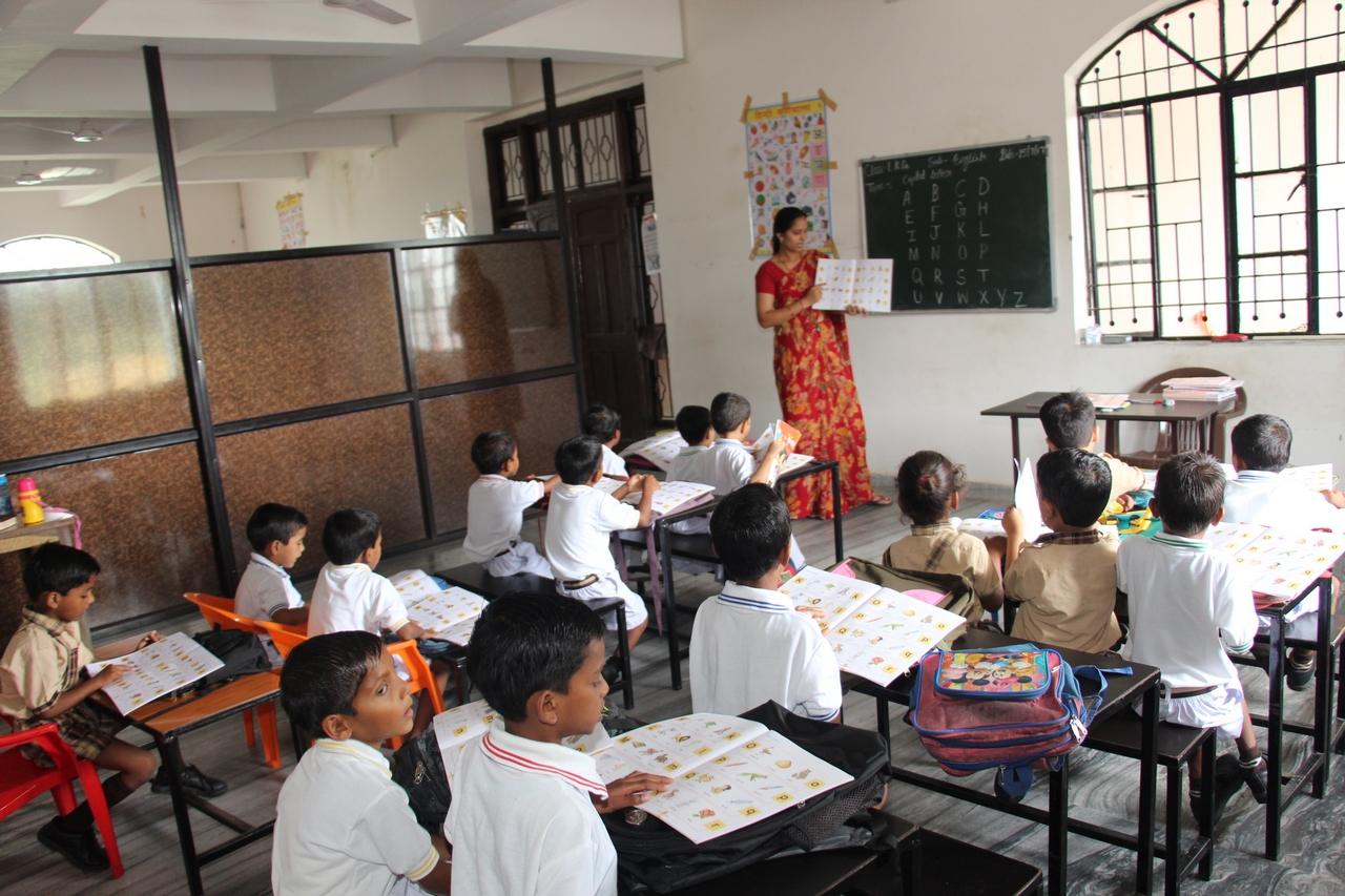 Classroom at CFI Model School
