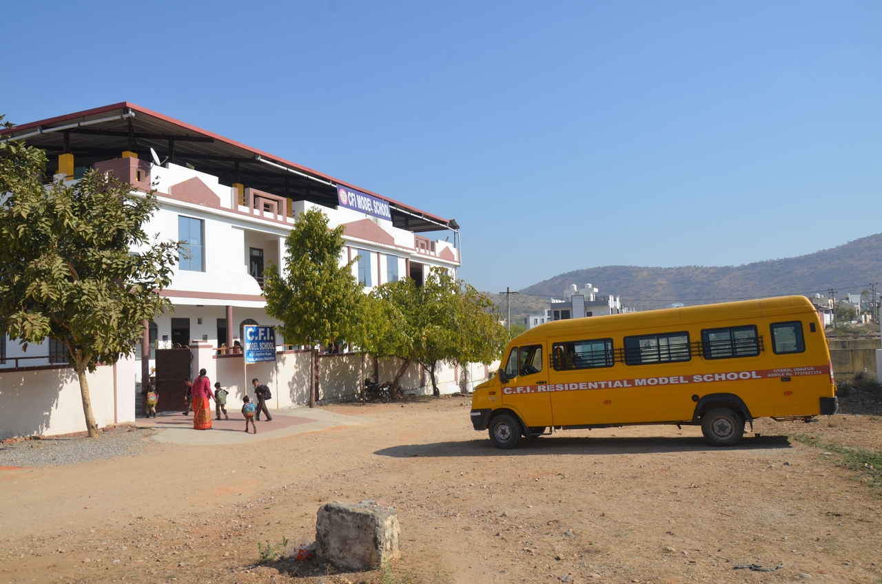 CFI Model School building and school bus
